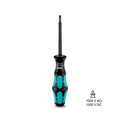 Phoenix Contact Phillips - Pozidriv/Supadriv Screwdriver; SF-PZSL 1-80 VDE; PZ1 x 80mm; 178mm Length